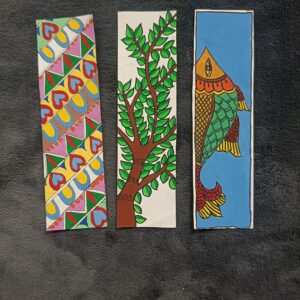 3 Pieces Bookmark on Paper