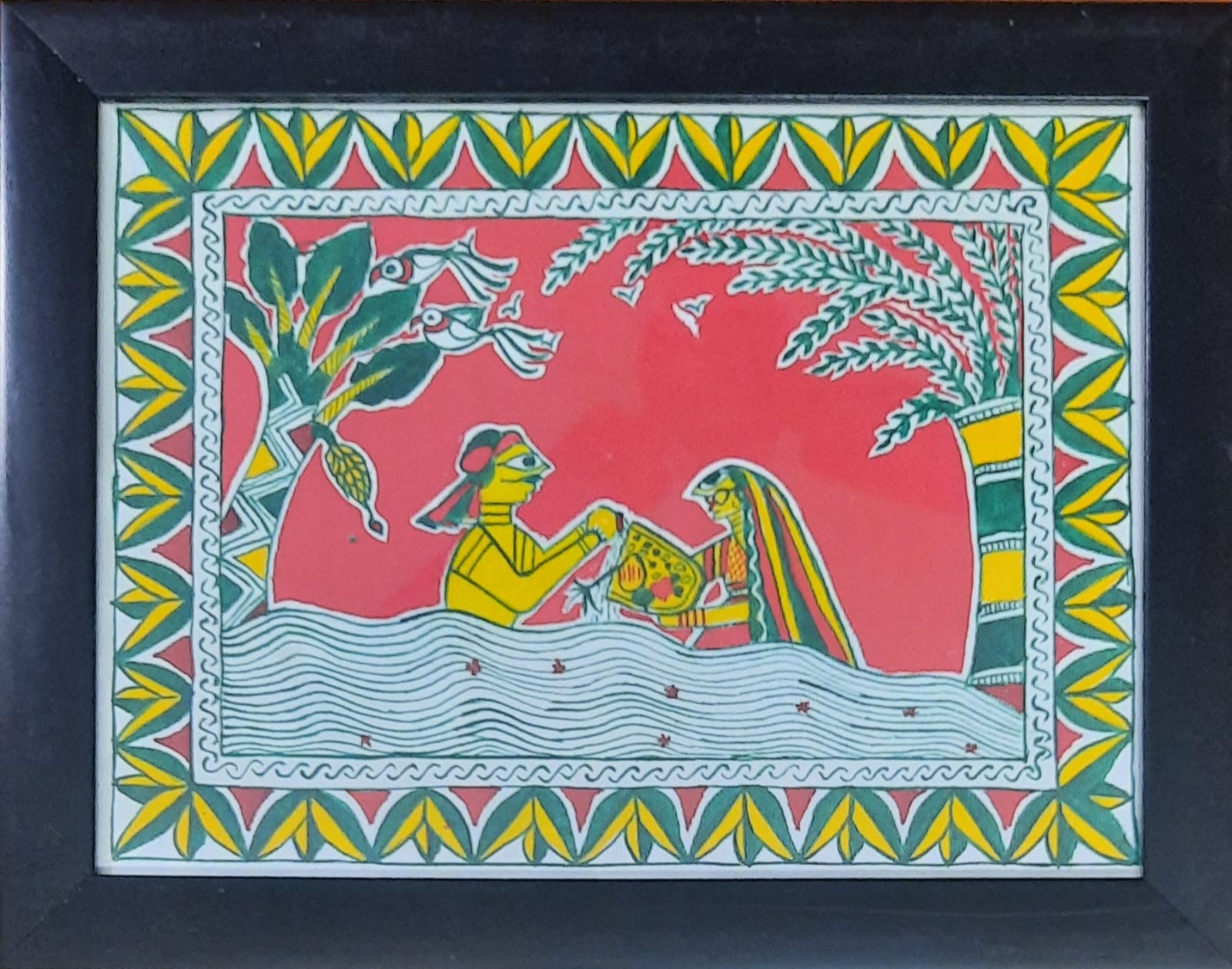 Manjusha Painting on Handmade Paper 04