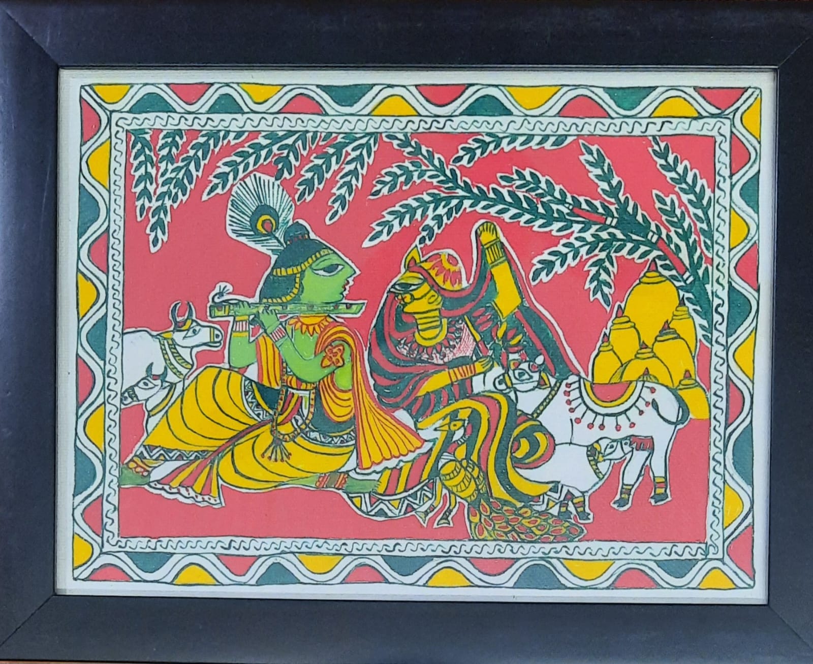 Manjusha Painting on Handmade Paper 07