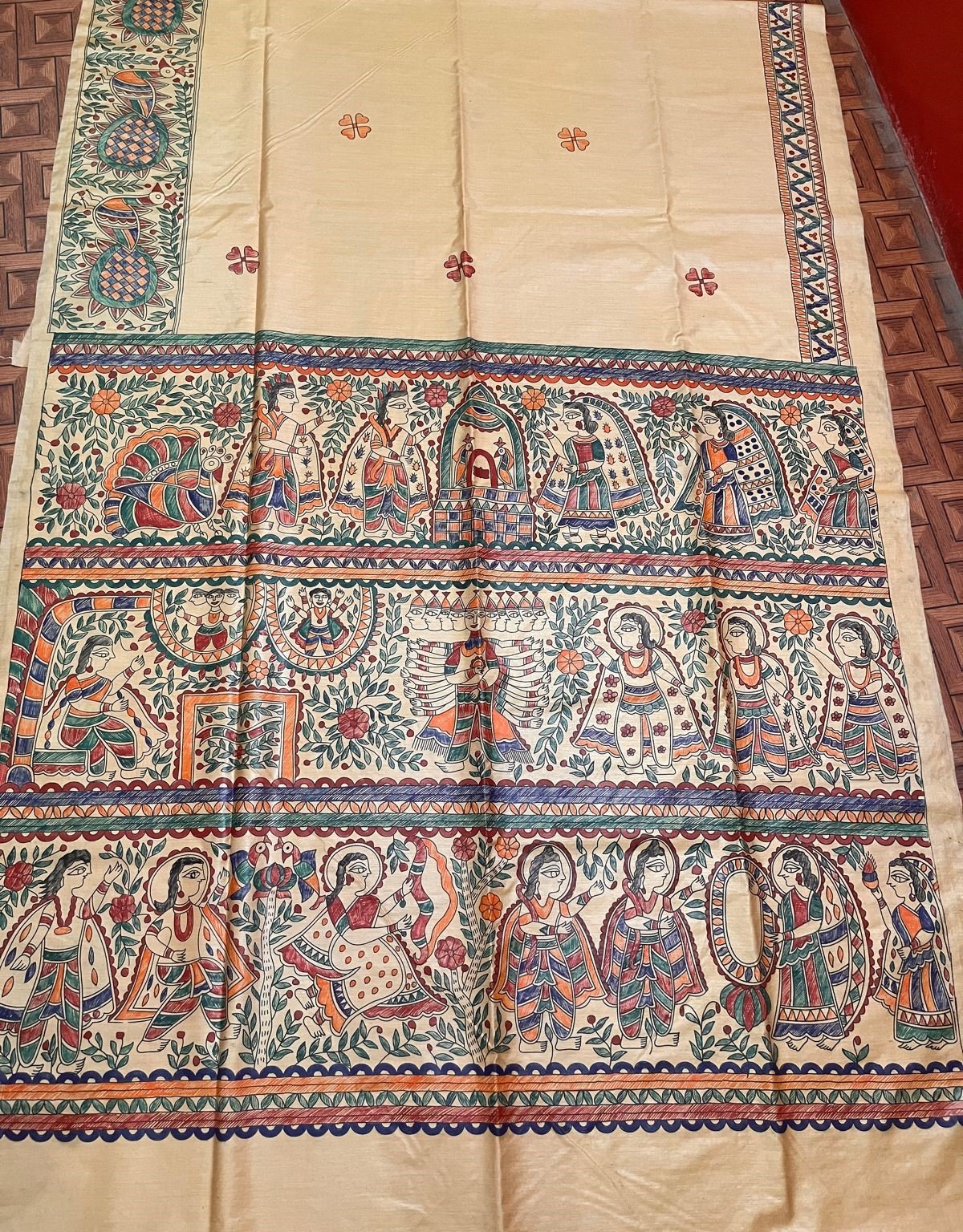 Tusser Silk Saree - 02 - Image 4