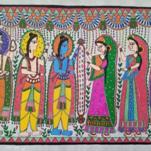 Handmade Paper full Length Painting