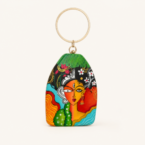 Contemporary Folk Art Clutche