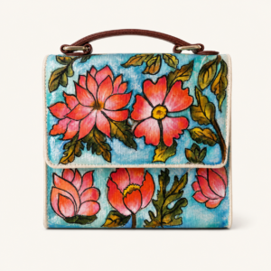 Flower Canvas Sling Bag