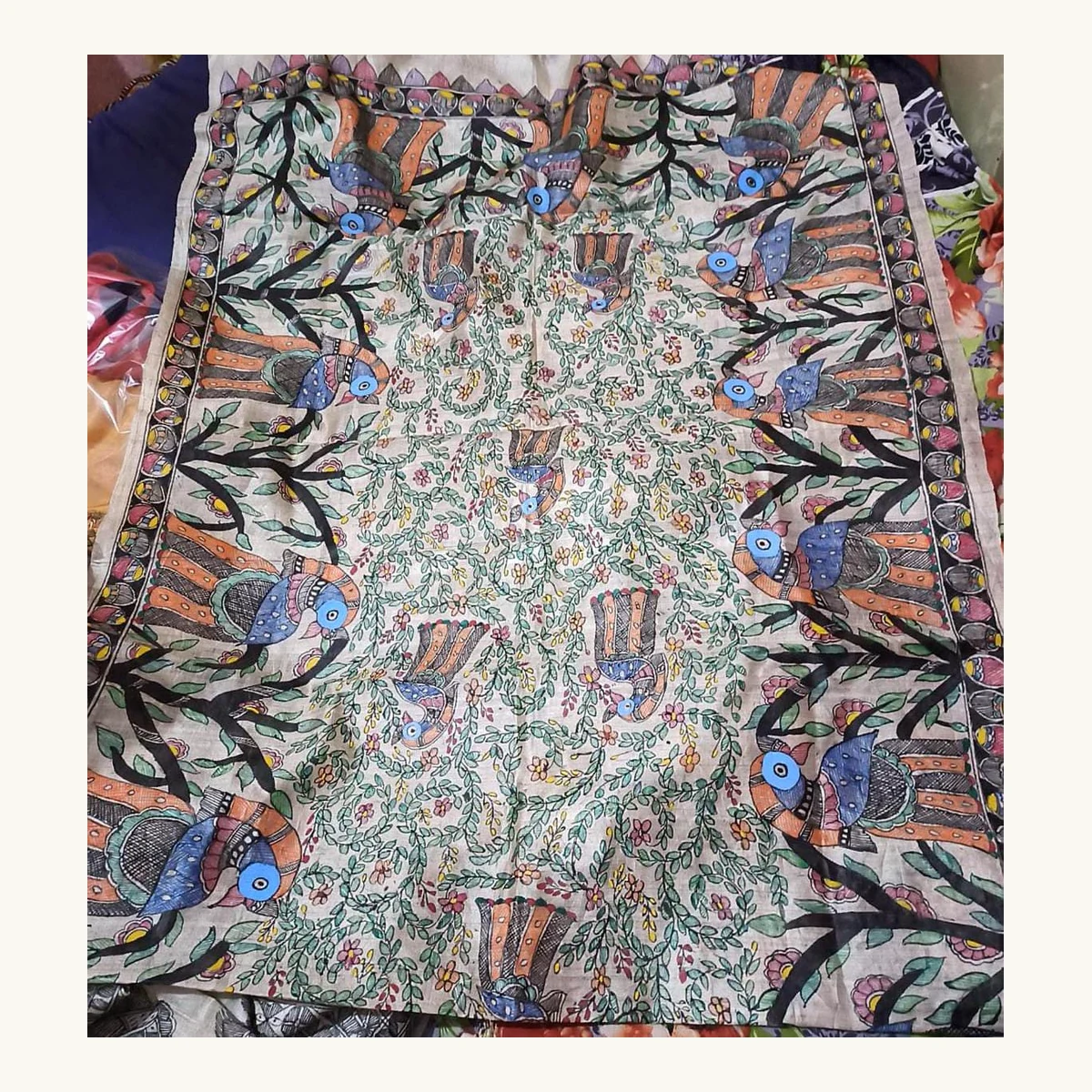 Madhubani Art Dupatta