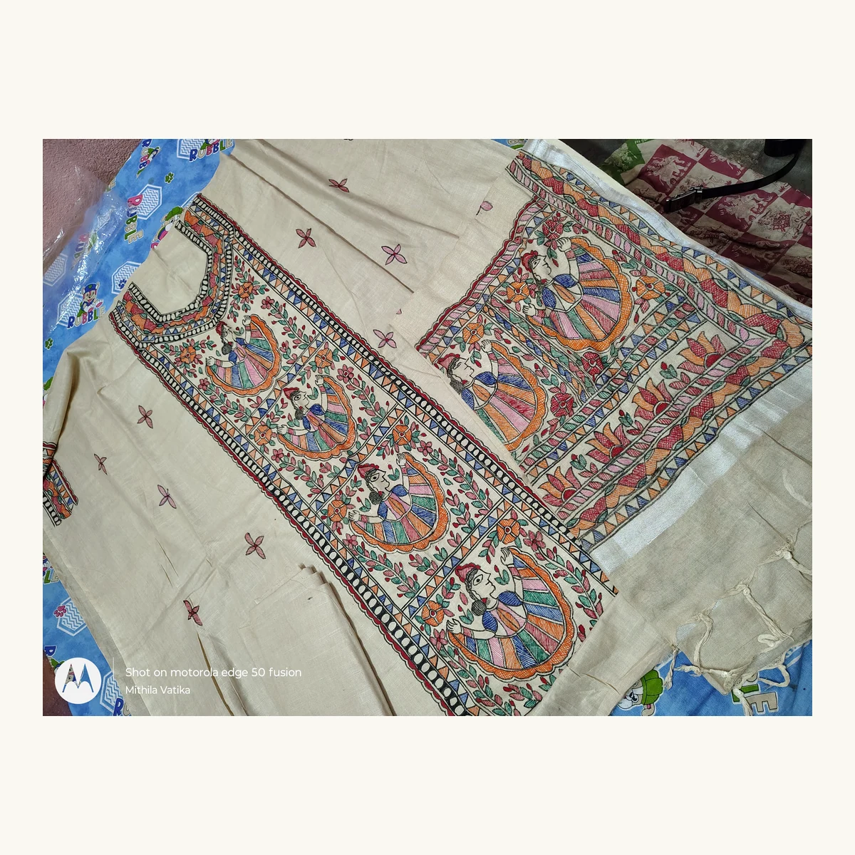Madhubani Dancing Girl Suit