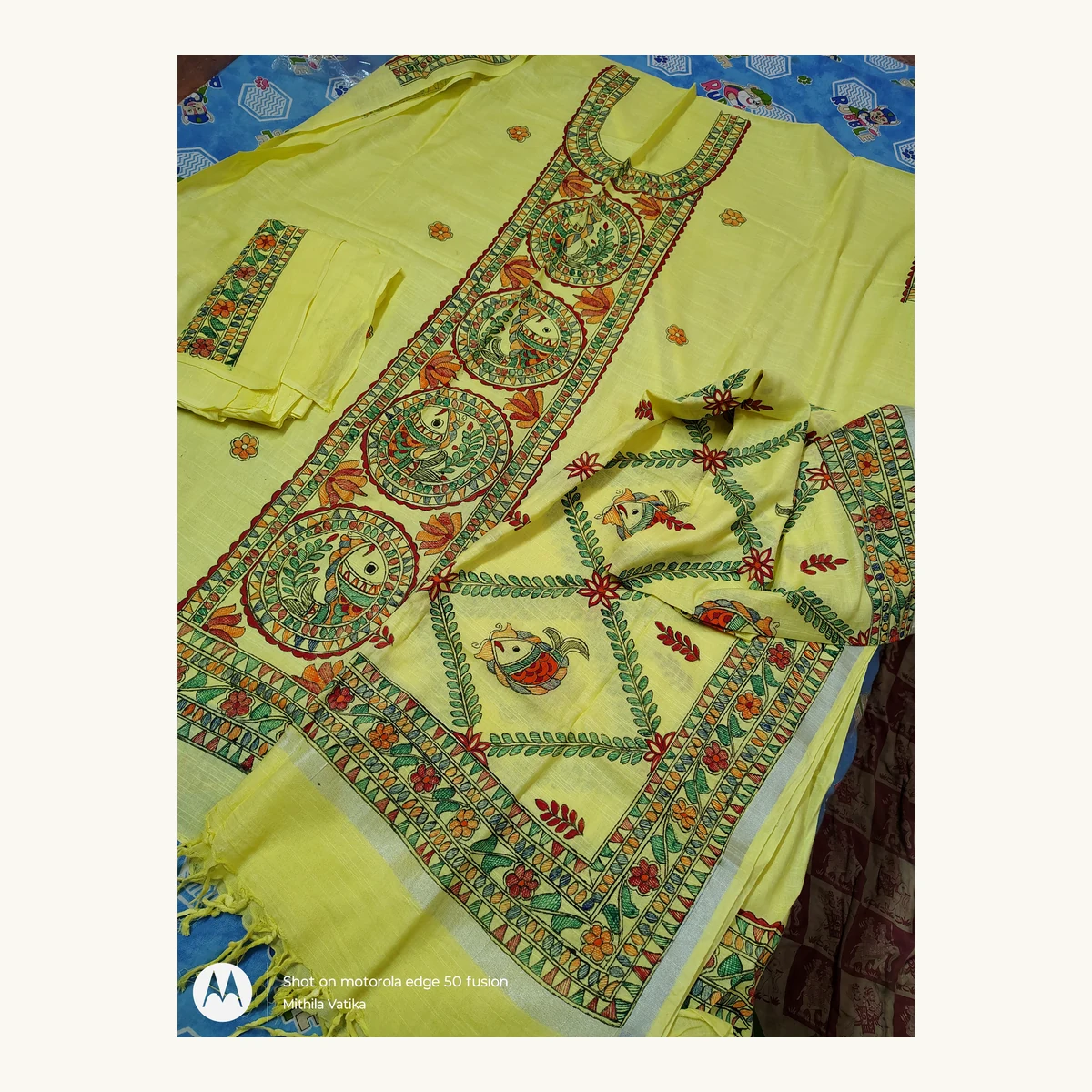 Madhubani Jalpari Suit