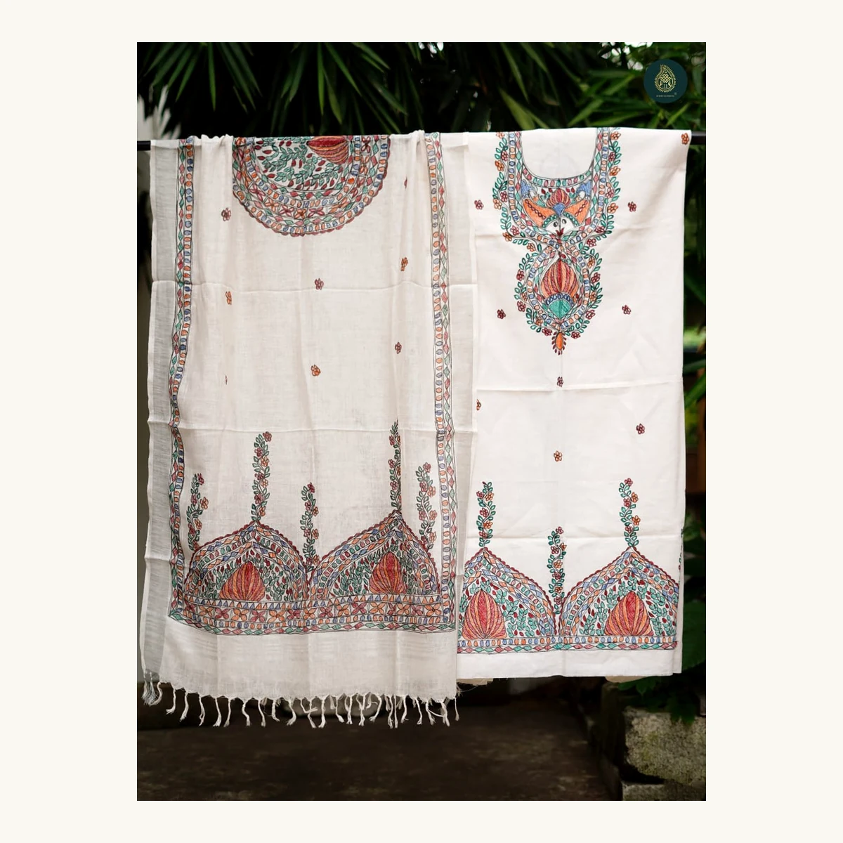 Madhubani Matsya Kamal Suit