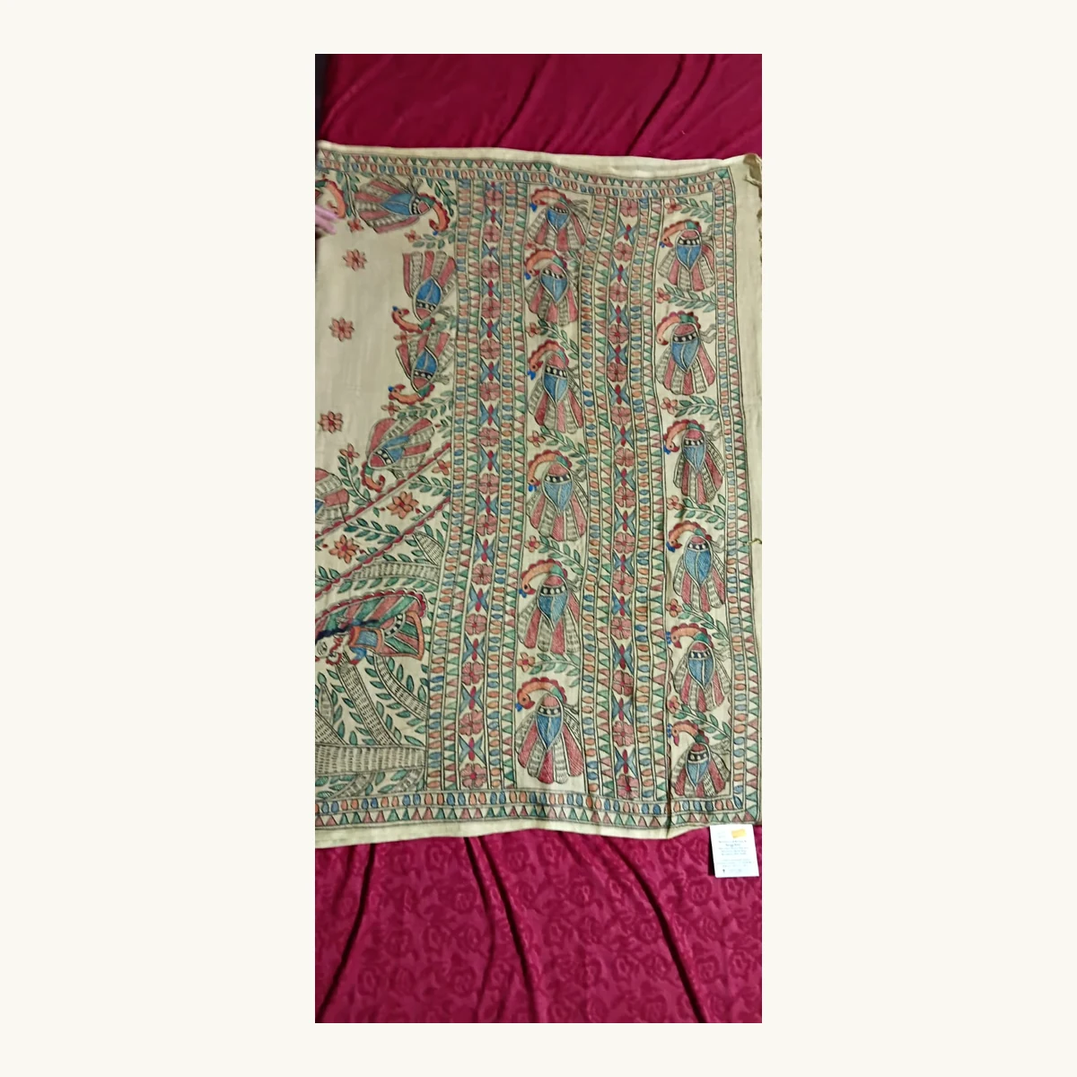 Madhubani Mithila Ki Shaan Cotton Saree