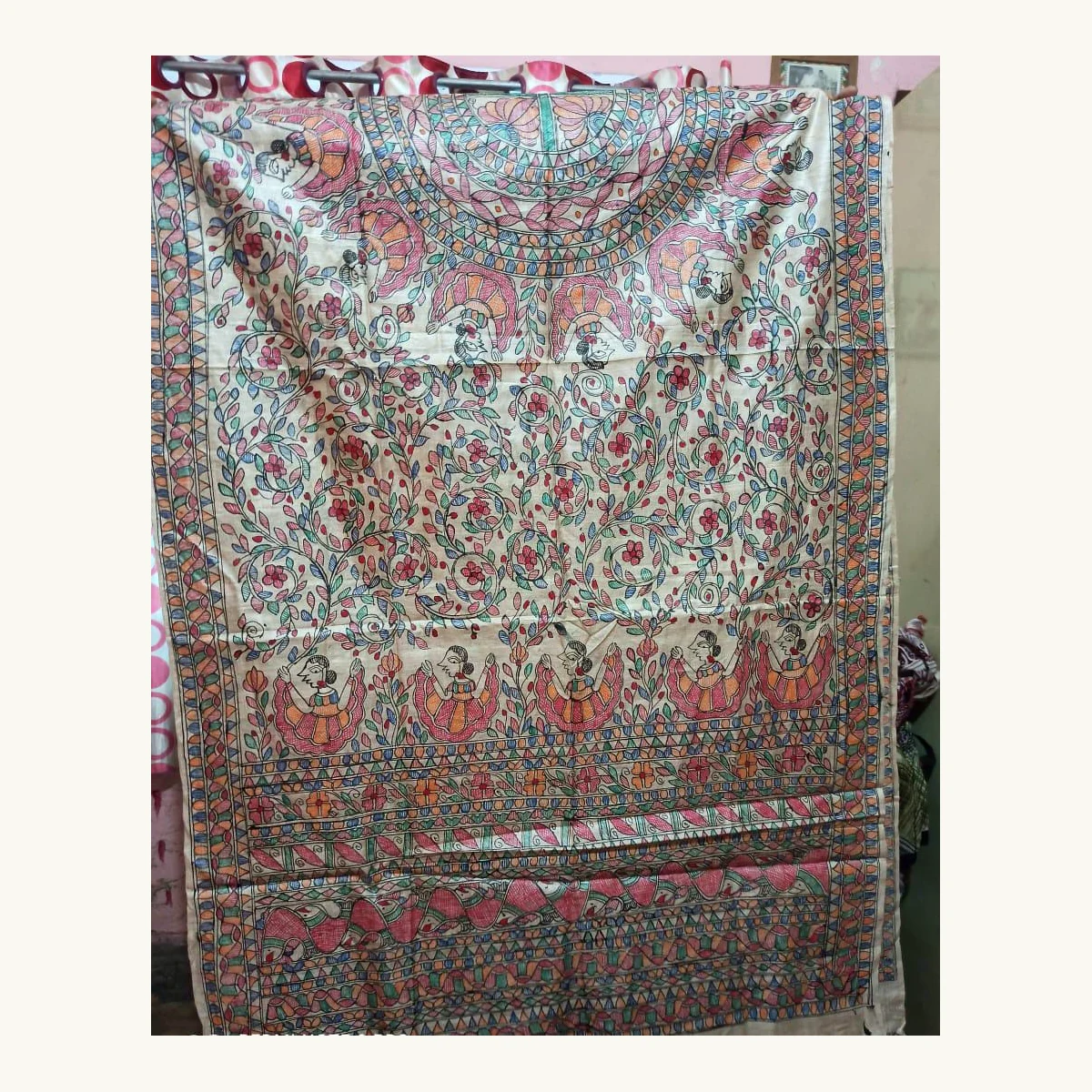 Madhubani Nrityangna Silk Dupatta