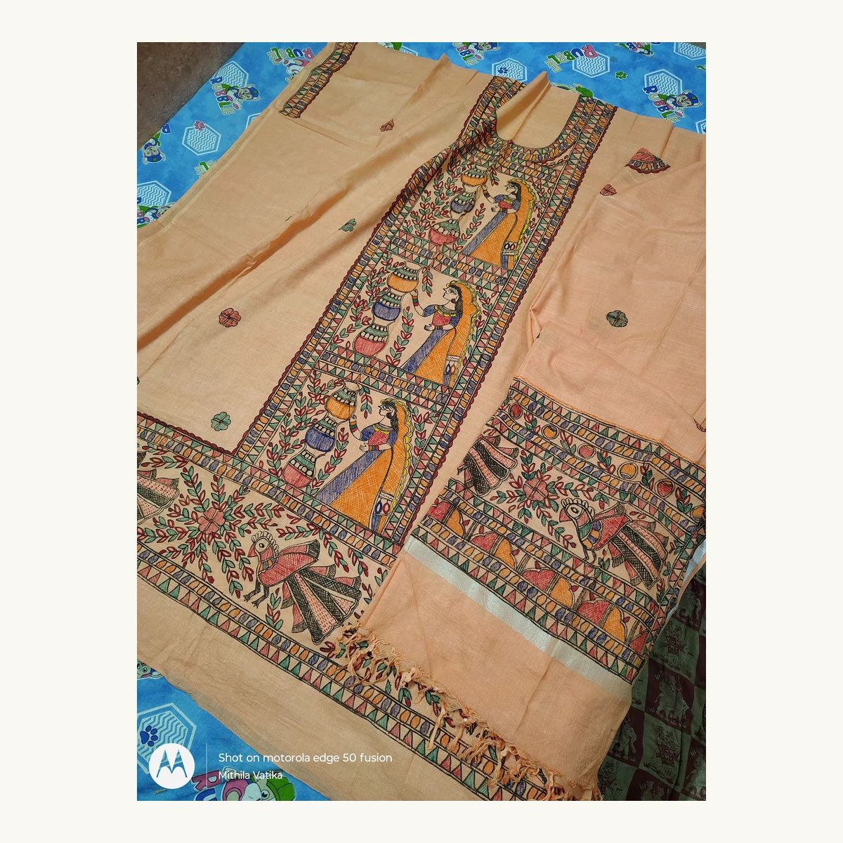 Madhubani Panghat Suit