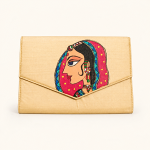 Madhubani Silk Chain Sling Purse