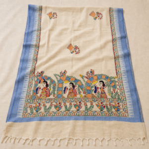 Madhubani Sita in Bagiya Cotton Dupatta