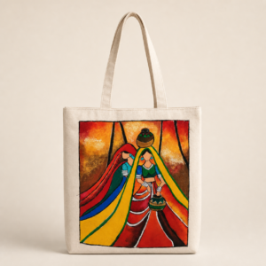 Panghat Contemporary Tote Bag Padded
