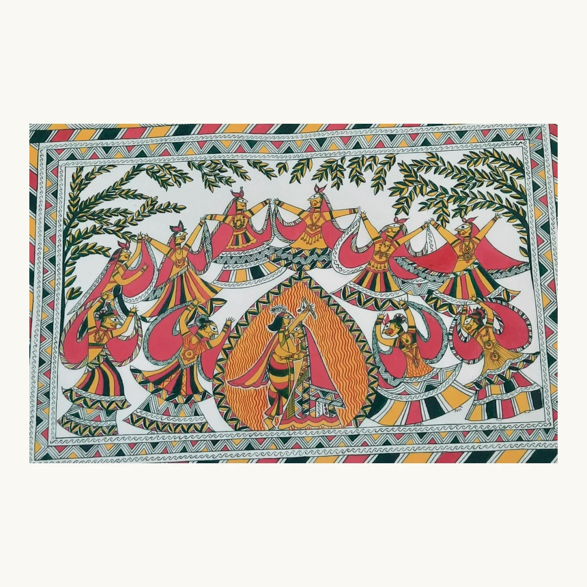 Rasleela Manjusha Painting