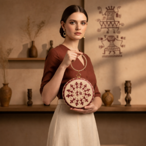 Warli Metallic Clutch